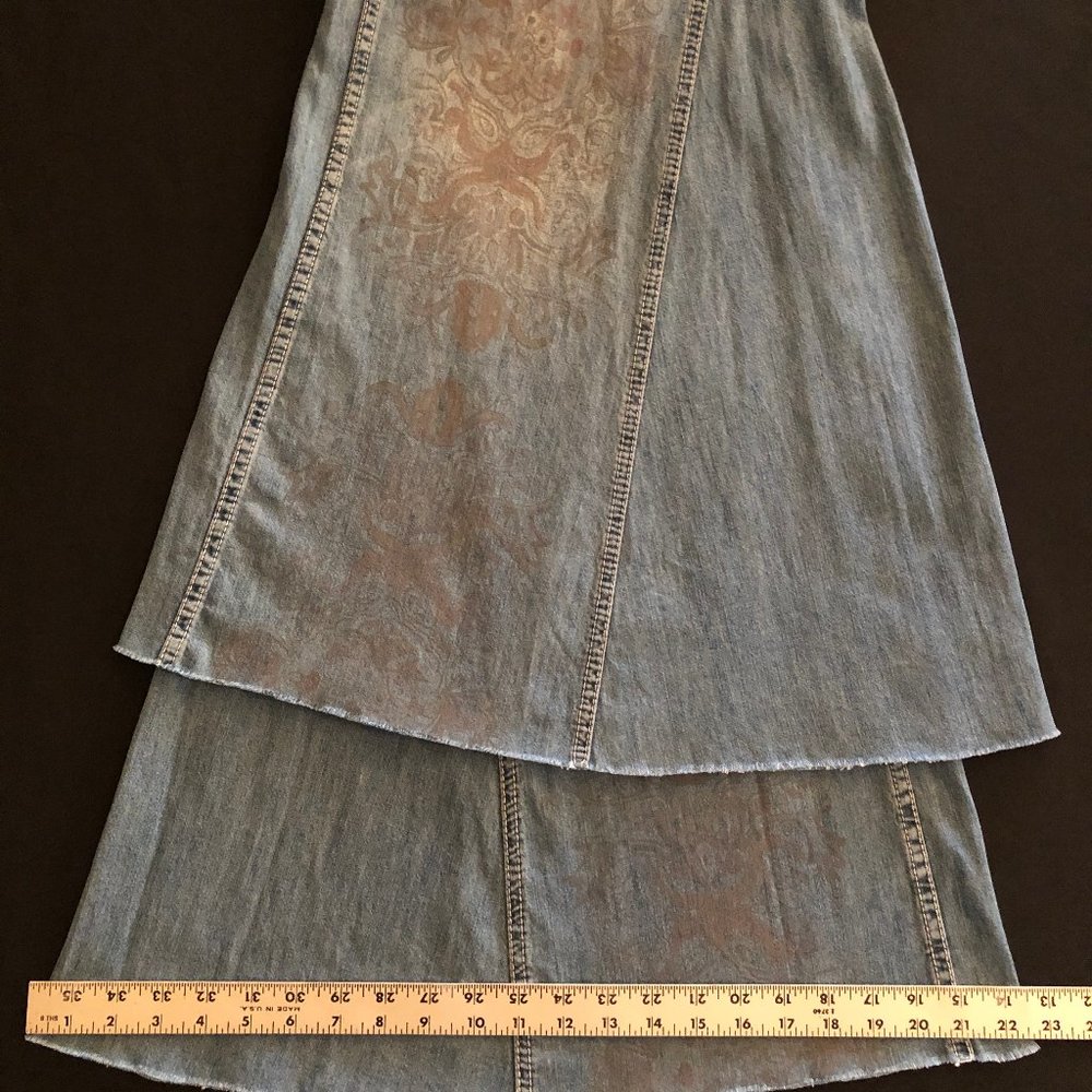 Super Rare Free People Printed Extreme Vintage Flare Size 29 - Picture 12 of 15